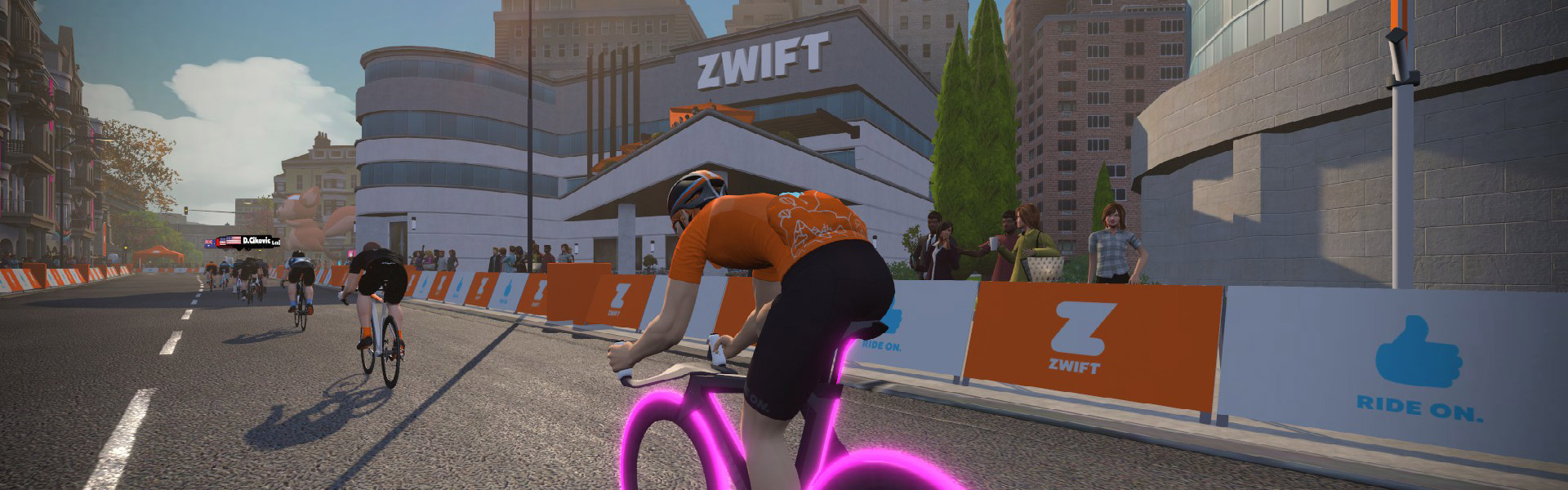 Bell Lap Prime Sprint (Crit City) Zwift Segment Details Header Image