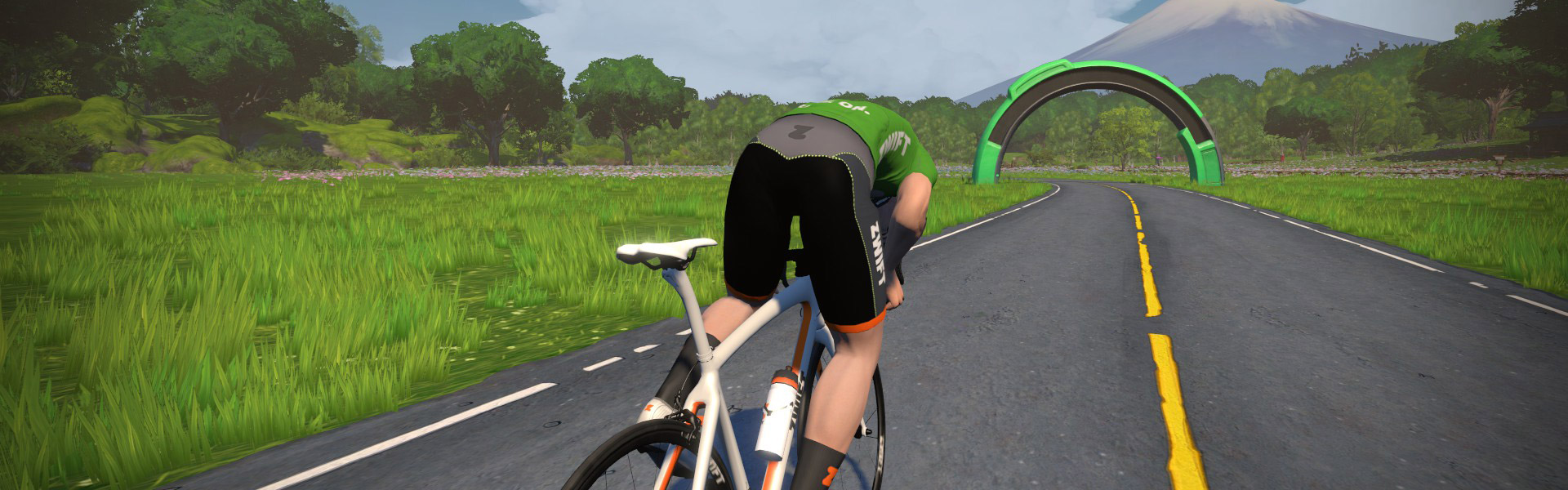 Country Sprint Reverse (Makuri Islands) Zwift Segment Details Header Image