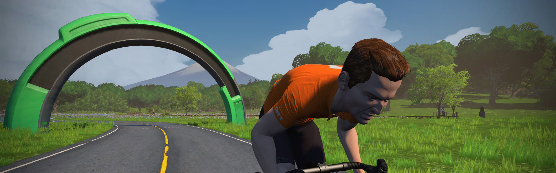 Country Sprint (Makuri Islands) Zwift Segment Details Header Image