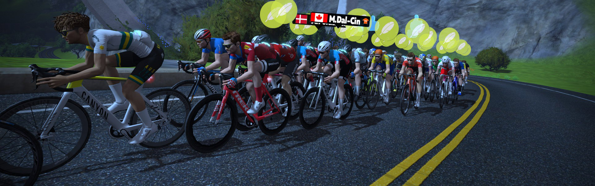 Hilly KOM Reverse (Watopia) Zwift Segment Details Header Image