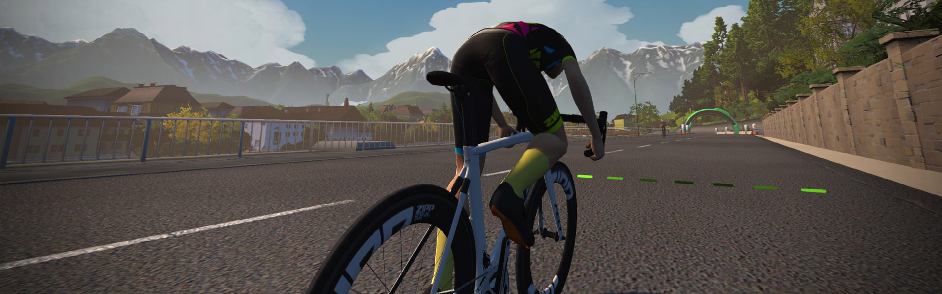 Sprint Reverse (Innsbruck) Zwift Segment Details Header Image