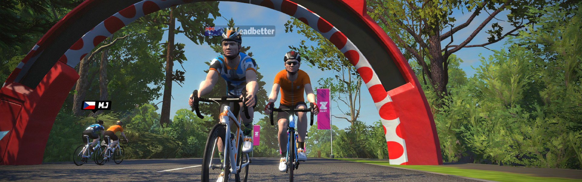 Yorkshire KOM Reverse Zwift Segment Details Header Image